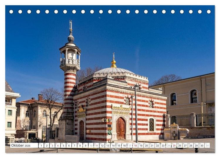Produktbild: Istanbul - Faszination Moschee (Tischkalender 2026 DIN A5 quer), CALVENDO Monatskalender