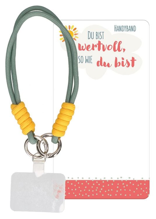 Produktbild: Kurzes Handyband - Du bist wertvoll, so wie du bist