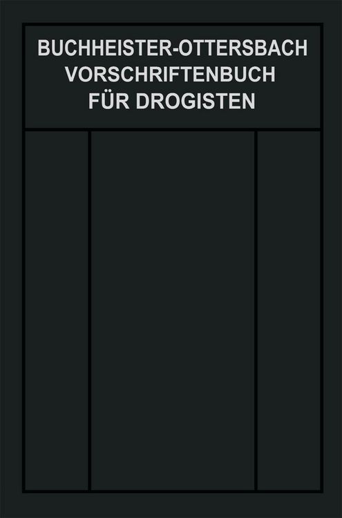 Produktbild: Vorschriftenbuch f&uuml;r Drogisten