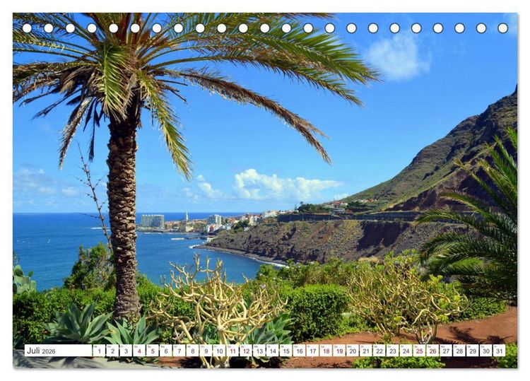 Produktbild: Teneriffa Insel der Gl&uuml;ckseligen (Tischkalender 2026 DIN A5 quer), CALVENDO Monatskalender