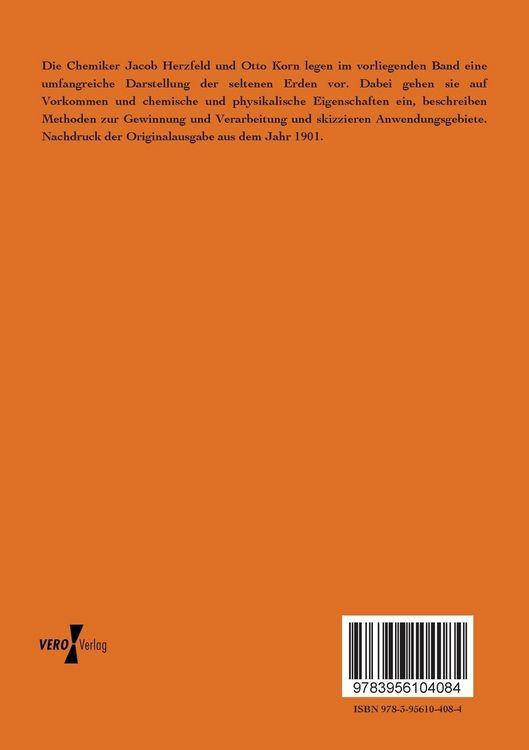 Produktbild: Chemie der seltenen Erden