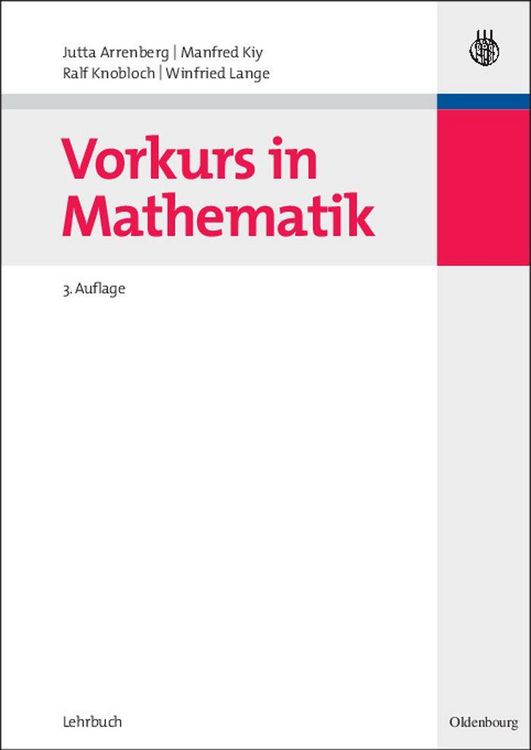 Produktbild: Vorkurs in Mathematik