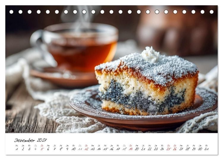 Produktbild: Klassiker aus Omas K&uuml;che - Zw&ouml;lf Kuchen mit Nostalgie-Gef&uuml;hl (Tischkalender 2027 DIN A5 quer), CALVENDO Monatskalender