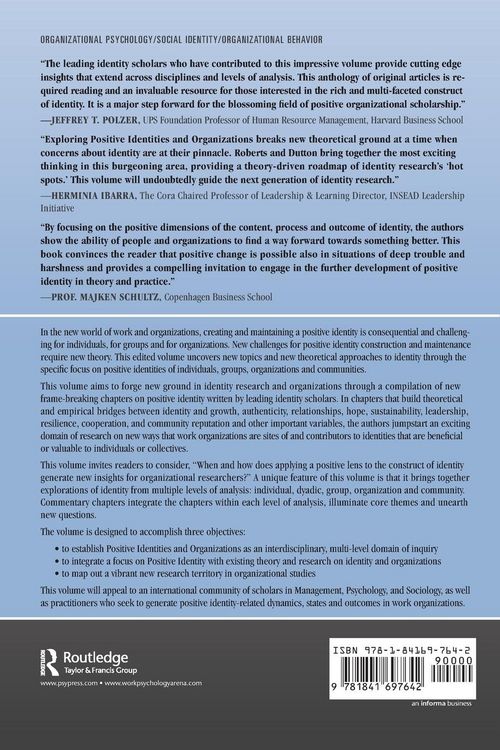 Produktbild: Exploring Positive Identities and Organizations