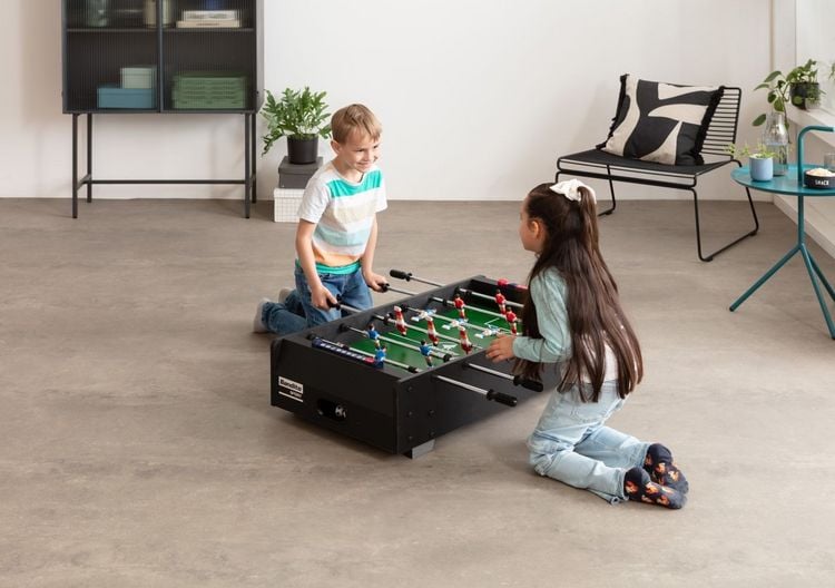 Produktbild: Bandito Sport - Mini-Kicker Bandito mit Teleskopstangen Tischaufleger 94 x 51 x 23 cm, schwarz