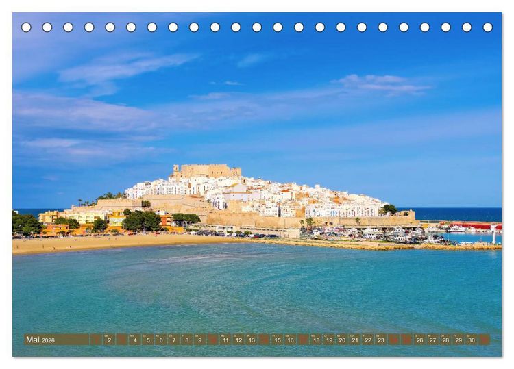 Produktbild: Costa del Azahar - Spaniens Orangenbl&uuml;tenk&uuml;ste (Tischkalender 2026 DIN A5 quer), CALVENDO Monatskalender