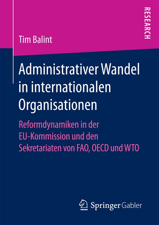 Produktbild: Administrativer Wandel in internationalen Organisationen