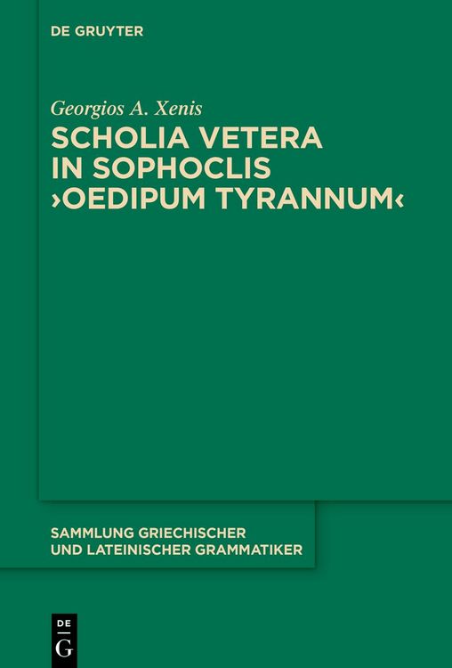 Produktbild: Scholia vetera in Sophoclis &rsaquo;Oedipum Tyrannum&lsaquo;