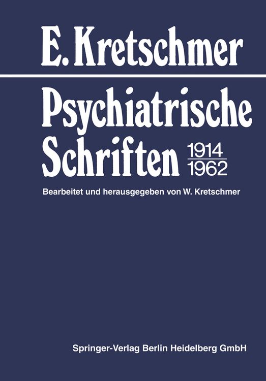 Produktbild: Psychiatrische Schriften 1914&ndash;1962