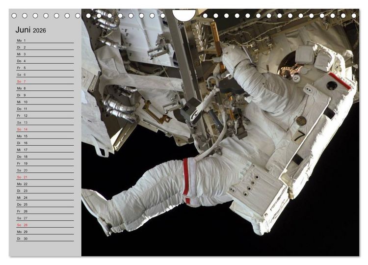 Produktbild: Space Shuttle. Impressionen aus der Raumfahrt (Wandkalender 2026 DIN A4 quer), CALVENDO Monatskalender