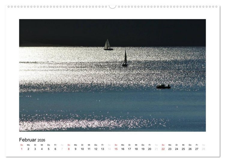 Produktbild: Boote 2026 (hochwertiger Premium Wandkalender 2026 DIN A2 quer), Kunstdruck in Hochglanz
