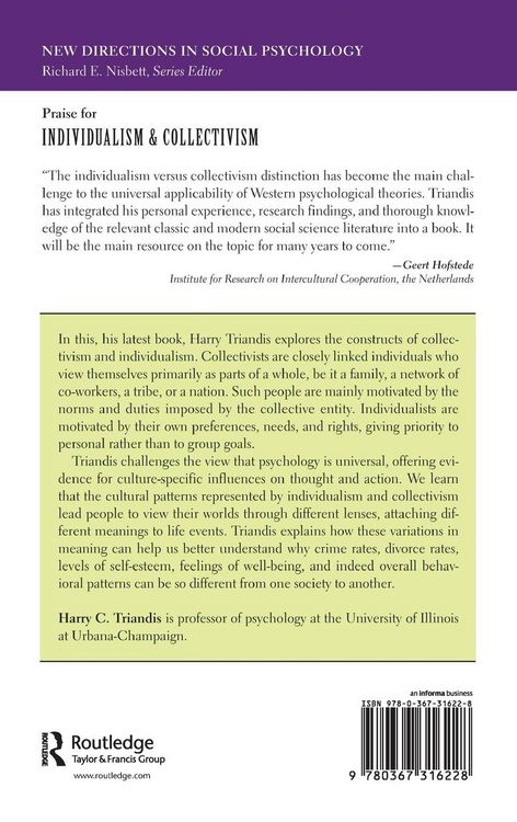 Produktbild: Individualism And Collectivism