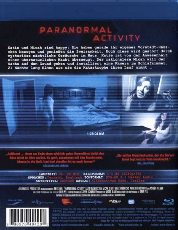 Produktbild: Paranormal Activity