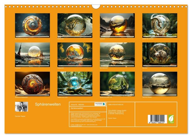 Produktbild: Sph&auml;renwelten (Wandkalender 2026 DIN A3 quer), CALVENDO Monatskalender
