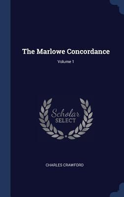 Produktbild: The Marlowe Concordance; Volume 1