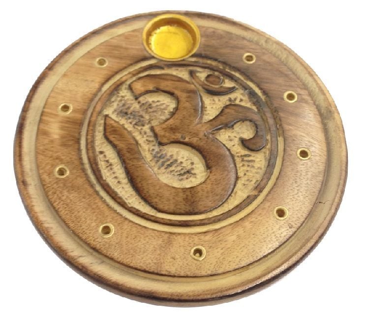 Produktbild: OM Holz rund 10 cm, R&auml;ucherst&auml;bchenhalter