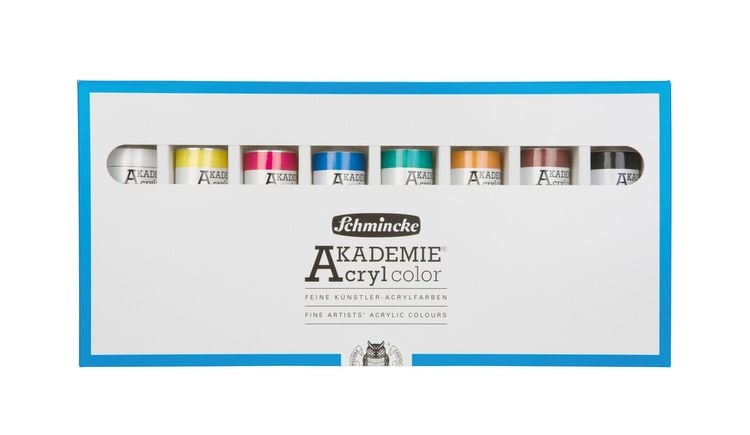 Bild vom Artikel Schmincke Akademie Acryl color, Kartonset, 8 x 60 ml Tuben vom Autor 