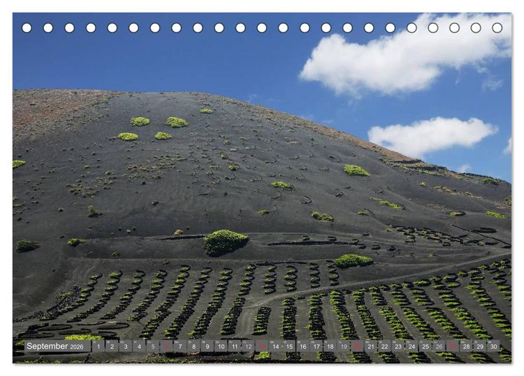 Produktbild: Urlaub auf Lanzarote (Tischkalender 2026 DIN A5 quer), CALVENDO Monatskalender