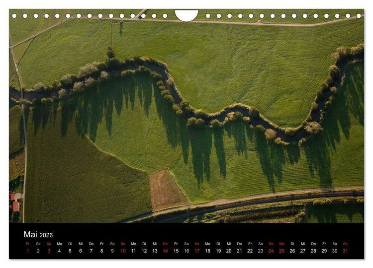 Produktbild: Hohenlohe von oben (Wandkalender 2026 DIN A4 quer), CALVENDO Monatskalender