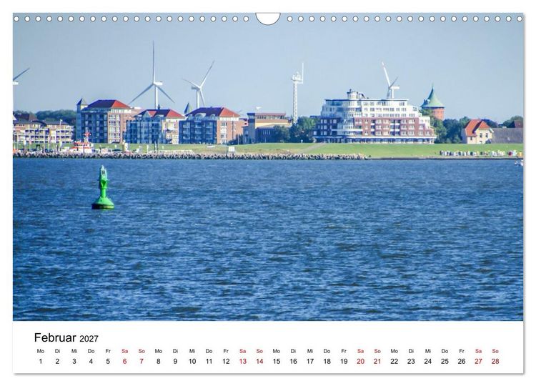 Produktbild: Reiseziele: Zwischen Nordsee und Alpen (Wandkalender 2027 DIN A3 quer), CALVENDO Monatskalender