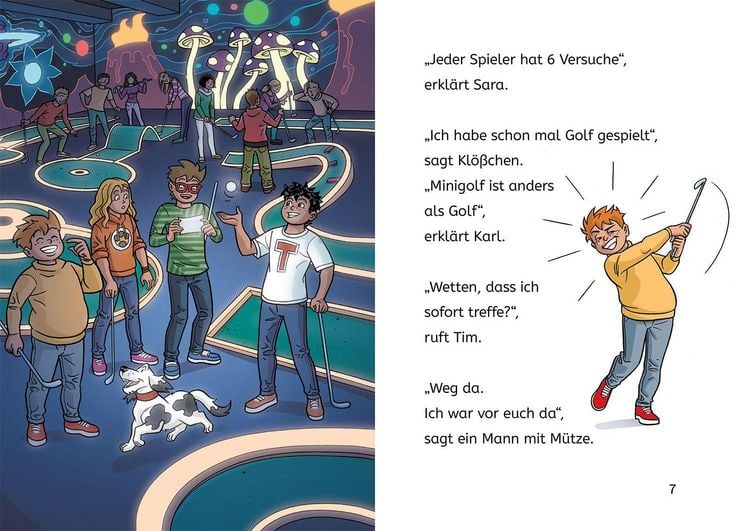 Produktbild: TKKG Junior, B&uuml;cherhelden 1. Klasse, Die Minigolf-Mission