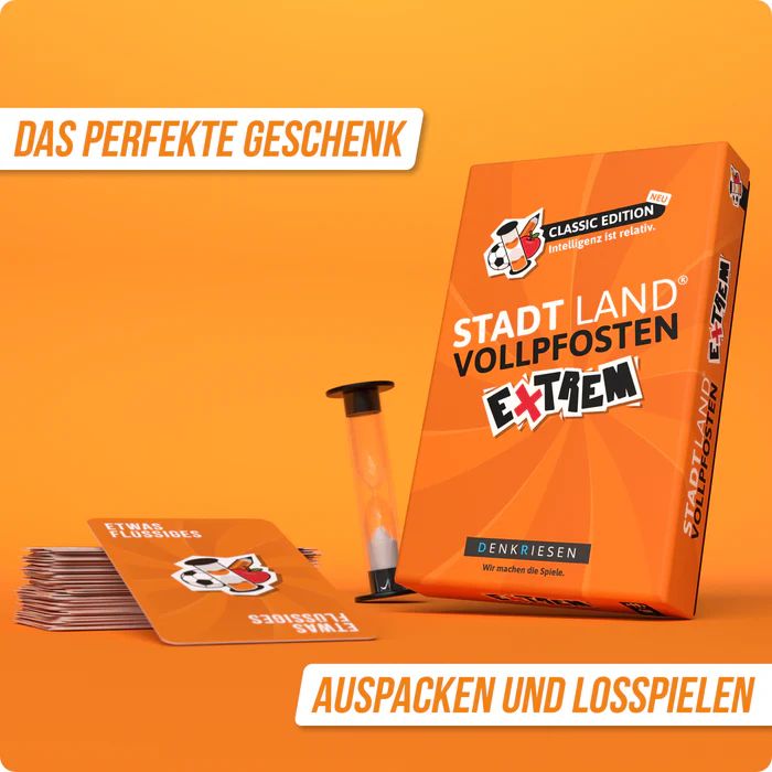 Produktbild: DENKRIESEN - STADT LAND VOLLPFOSTEN&reg; - Extrem - CLASSIC EDITION - "Intelligenz i