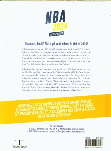 Produktbild: NBA 2024 : les 50 stars