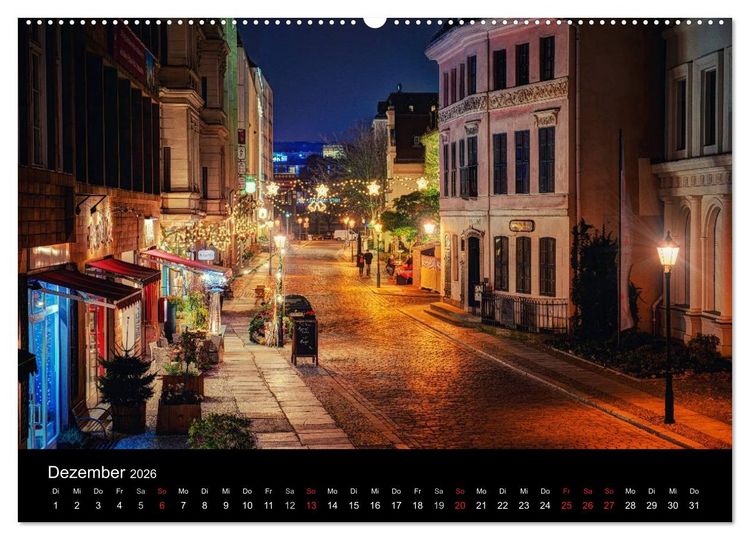 Produktbild: Berlin zwischen Tag und Nacht (Wandkalender 2026 DIN A2 quer), CALVENDO Monatskalender