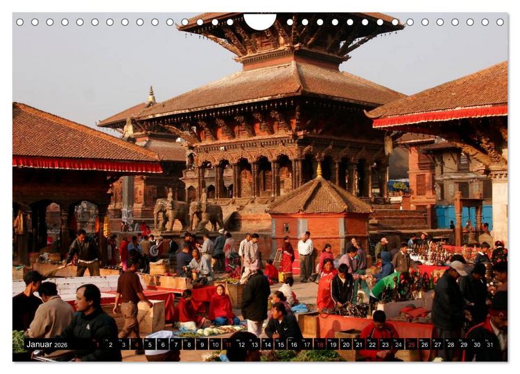 Produktbild: Nepal (Wandkalender 2026 DIN A4 quer), CALVENDO Monatskalender