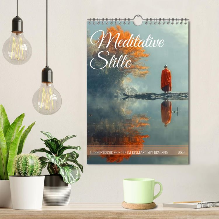 Produktbild: Meditative Stille (Wandkalender 2026 DIN A4 hoch), CALVENDO Monatskalender
