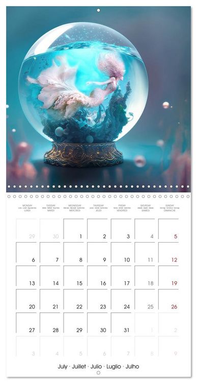 Produktbild: Small world in the glas sphere (Wall Calendar 2026 12 &times; 12 Inch) CALVENDO 12 Month Wall Calendar