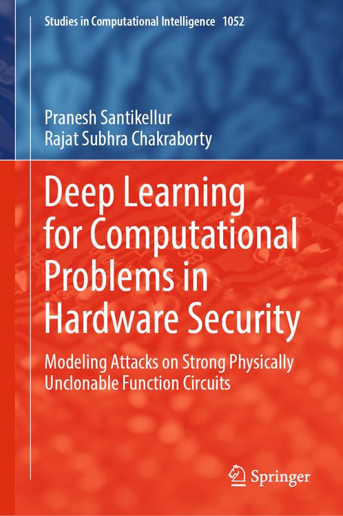 Produktbild: Deep Learning for Computational Problems in Hardware Security