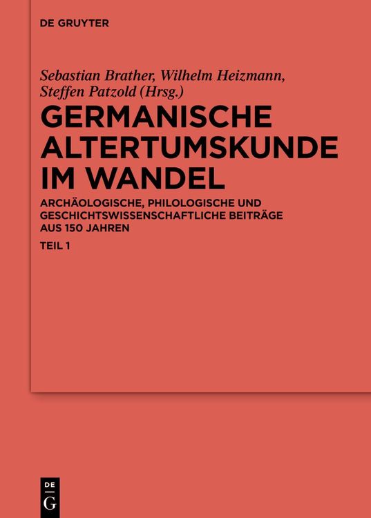 Bild vom Artikel Germanische Altertumskunde im Wandel vom Autor Sebastian Brather