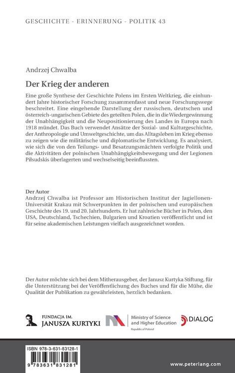 Produktbild: Der Krieg der anderen