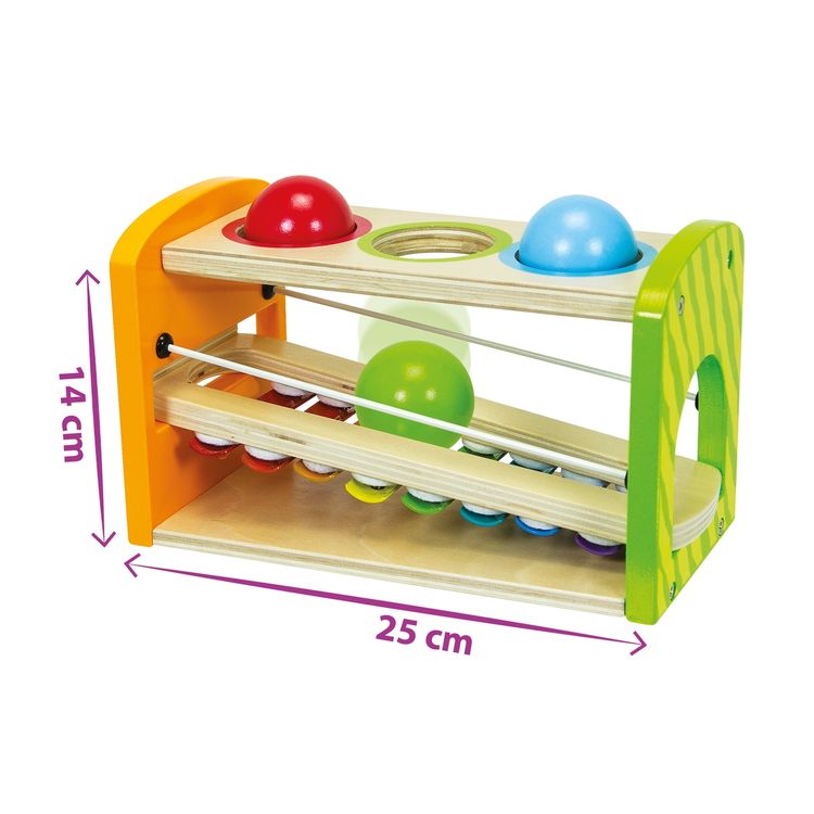 Produktbild: Eichhorn 100002233 - Xylophon Klopfbank