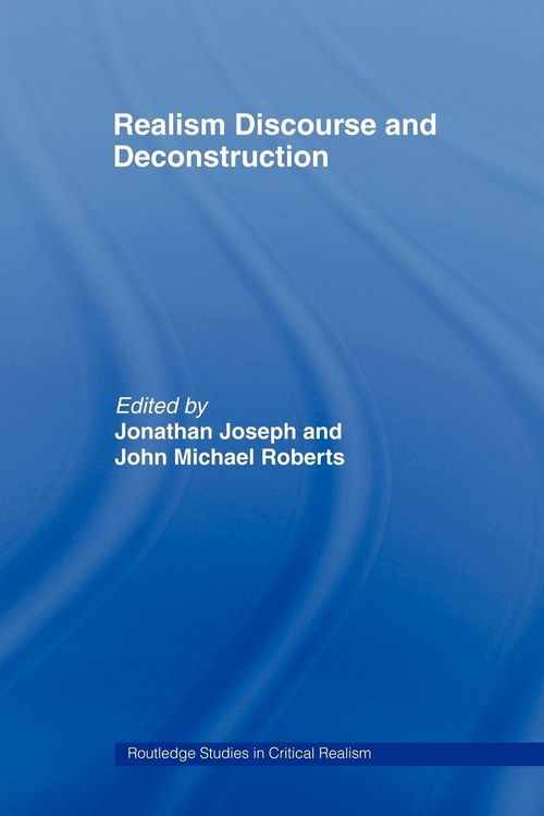 Produktbild: Realism Discourse and Deconstruction