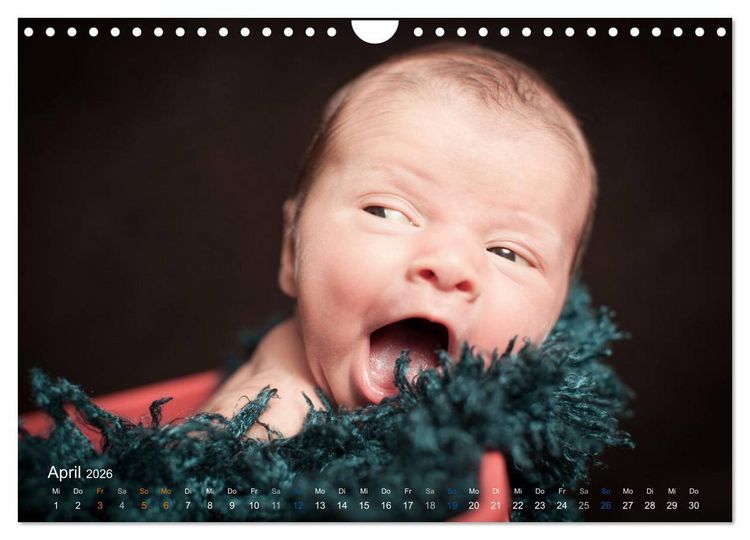 Produktbild: Baby - s&uuml;&szlig;e Tr&auml;ume (Wandkalender 2026 DIN A4 quer), CALVENDO Monatskalender