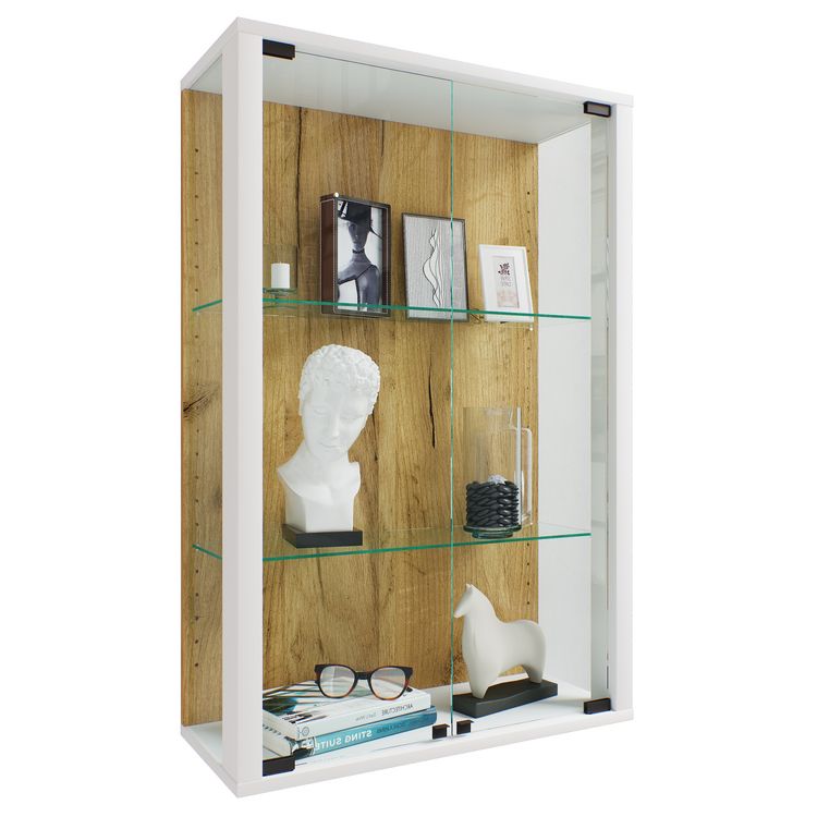 Produktbild: Wandvitrine H&auml;ngevitrine Glasvitrine Glas Udina M