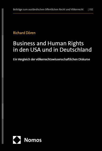 Produktbild: Business and Human Rights in den USA und in Deutschland