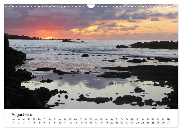 Produktbild: Die Osterinsel - mystisches Inselparadies im S&uuml;dostpazifik (Wandkalender 2026 DIN A3 quer), CALVENDO Monatskalender