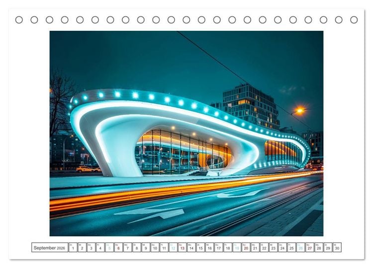 Produktbild: Moderne Architektur (Tischkalender 2026 DIN A5 quer), CALVENDO Monatskalender