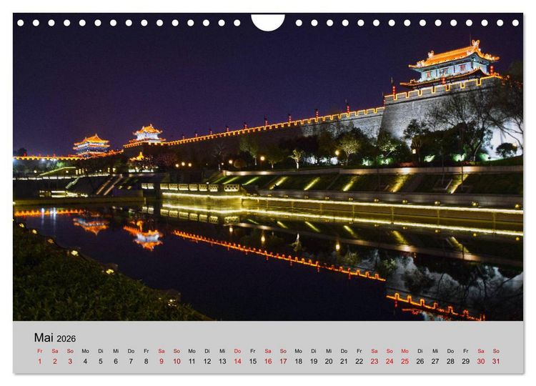 Produktbild: China-Impressionen (Wandkalender 2026 DIN A4 quer), CALVENDO Monatskalender