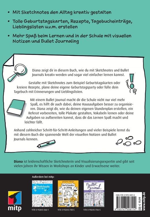 Produktbild: Sketchnotes und Bullet Journal f&uuml;r Kids