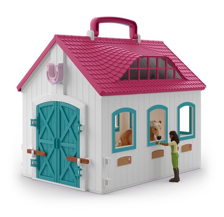 Produktbild: schleich&reg; Horse Club Offenstall Kleines Hufeisen