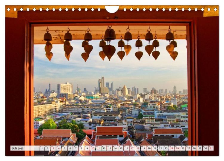 Produktbild: Bangkok und Kuala Lumpur - Megast&auml;dte Asiens (Wandkalender 2027 DIN A4 quer), CALVENDO Monatskalender