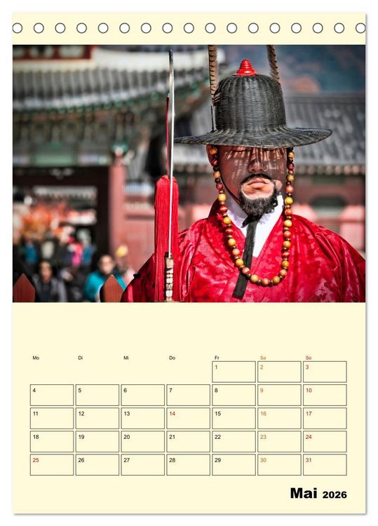 Produktbild: S&uuml;dkorea - Tradition und Hightech (Tischkalender 2026 DIN A5 hoch), CALVENDO Monatskalender