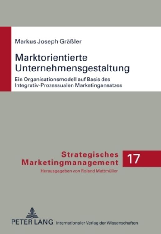 Produktbild: Marktorientierte Unternehmensgestaltung