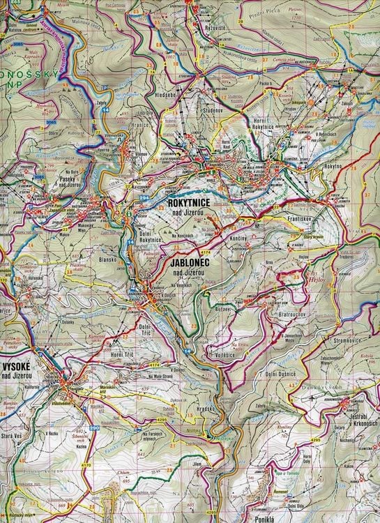 Produktbild: Wanderkarte Tschechien Krkonose