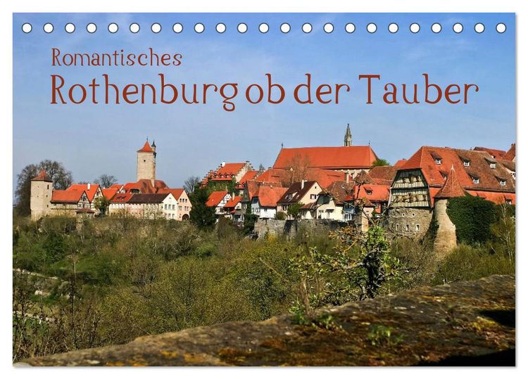 Produktbild: Romantisches Rothenburg ob der Tauber (Tischkalender 2026 DIN A5 quer), CALVENDO Monatskalender