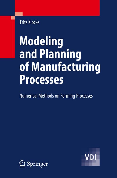 Produktbild: Modeling and Planning of Manufacturing Processes